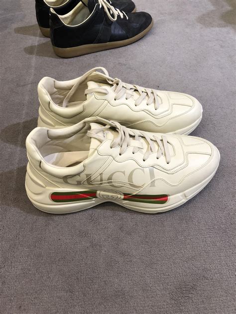 rhyton gucci sneakers replica|gucci rhyton sneakers price.